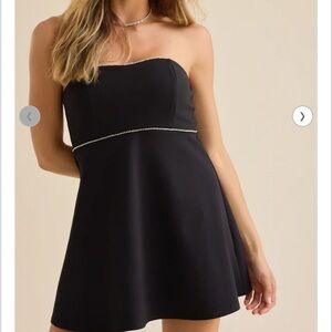 Altar'd State Arianna rhinestone mini dress